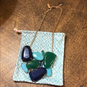 Kendra Scott Cluster Multi-Stone Bib Necklace